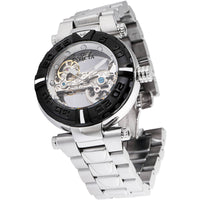 Invicta Men's Watch - Subaqua Automatic Rotating Bezel Silver Steel Bracelet | 45893 ,