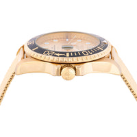 Invicta Men's Watch - Pro Diver Quartz Gold Tone Dial Mesh Bracelet | 47177 ,