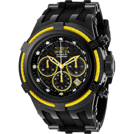 Invicta Men's Watch - Bolt Chronograph Quartz Yellow and Black Bezel Strap | 22451 ,