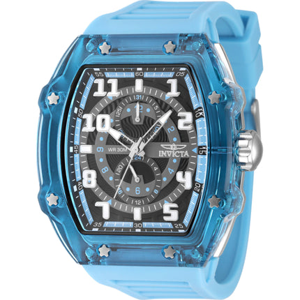 Invicta Men's Watch - Invicta Racing Quartz Black Dial Blue Silicone Strap | 48444 ,