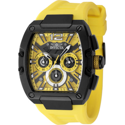 Invicta Men's Watch - Invicta Racing Chronograph Yellow and Black Dial Strap | 48472 ,
