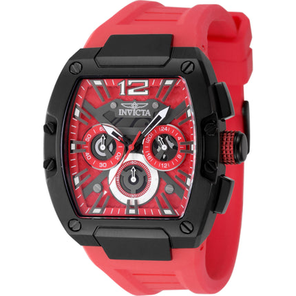 Invicta Men's Watch - Invicta Racing Quartz Chronograph Red Silicone Strap | 48473 ,