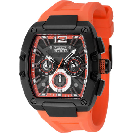 Invicta Men's Watch - Invicta Racing Chronograph Orange and Black Dial Strap | 48474 ,