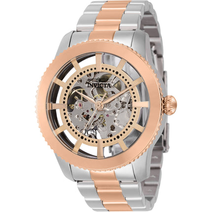 Invicta Men's Watch - Objet D Art Automatic Silver Tone Skeleton Dial | 27553 ,
