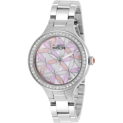 Invicta Women's Watch - Wildflower Quartz Grey, Pink, Purple Dial Bracelet | 28823 ,