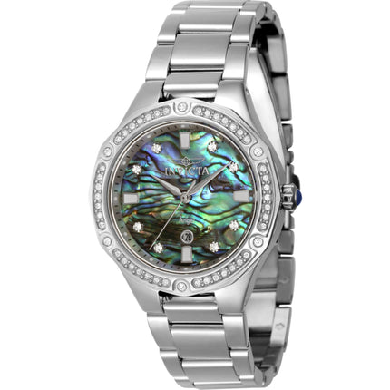 Invicta Women's Watch - Angel Green and Blue Abalone Dial Bracelet Crystal | 40403 ,