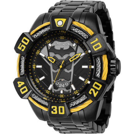 Invicta Men's Watch - DC Comics Batman Chrono Grey and Black Dial Bracelet | 41384 ,
