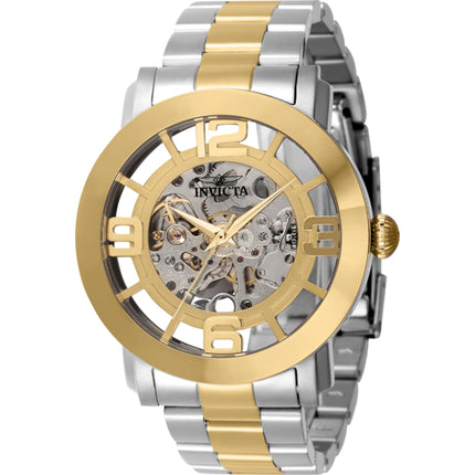 Invicta Men's Watch - Vintage Automatic Silver and Gold Dial Two Tone Steel | 22583 ,