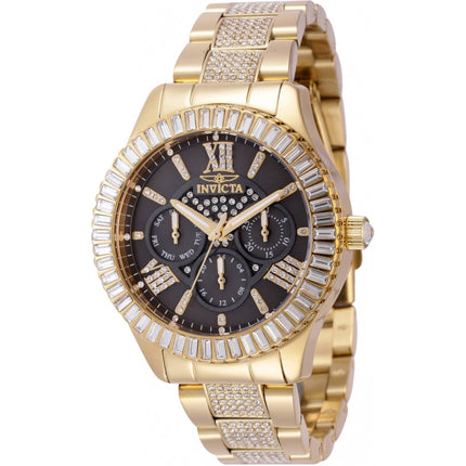 Invicta Women's Watch - Specialty Chronograph Crystal Charcoal Dial Bracelet | 44244 ,