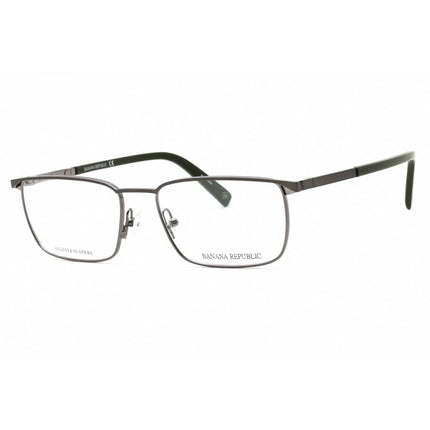 Banana Republic Men's Eyeglasses - Matte Grey Metal Rectangular Frame | BR 103 0FRE 00 ,