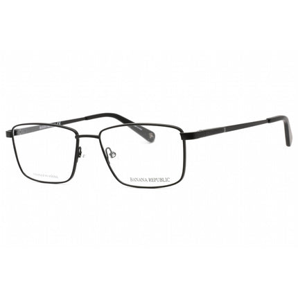 Banana Republic Men's Eyeglasses - Matte Black Metal Rectangular Frame | BR 106 003 ,