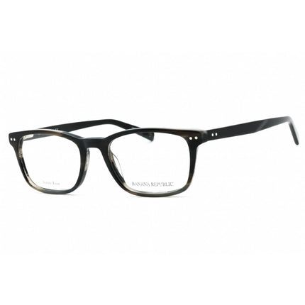 Banana Republic Men's Eyeglasses - 53mm Black Grey Horn Plastic Frame | BR 108 0XOW 00 ,