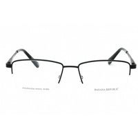 Banana Republic Men's Eyeglasses - Matte Black Metal Half Rim Frame | BR 113 0003 00 ,