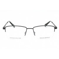 Banana Republic Men's Eyeglasses - Matte Grey Metal Rectangular Frame | BR 113 0FRE 00 ,