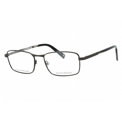 Banana Republic Men's Eyeglasses - Matte Grey Metal Rectangular Frame | BR 115 0FRE 00 ,