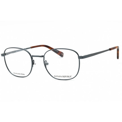 Banana Republic Men's Eyeglasses - Matte Grey Blue Metal Square Frame | BR 117 08HT 00 ,