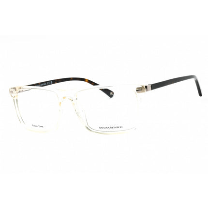 Banana Republic Men's Eyeglasses - Beige Crystal Plastic Square Frame | BR 120 0SD9 00 ,
