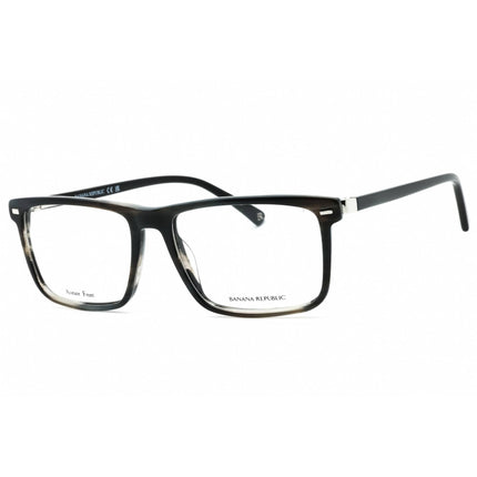Banana Republic Men's Eyeglasses - Black Gray Horn Square Full Rim | BR 120 0XOW 00 ,