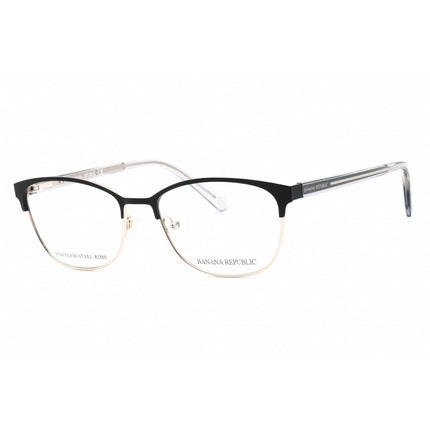 Banana Republic Women's Eyeglasses - 52mm Matte Black Gold Frame | BR 205 0I46 00 ,