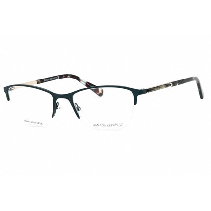 Banana Republic Women's Eyeglasses - Teal Cat Eye Half Rim Frame | BR 212 0ZI9 00 ,