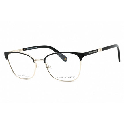 Banana Republic Women's Eyeglasses - Matte Black Gold Full Rim Frame | BR 216 0I46 00 ,