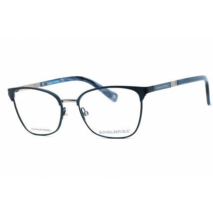 Banana Republic Women's Eyeglasses - Blue Metal Square Full Rim Frame | BR 216 0PJP 00 ,