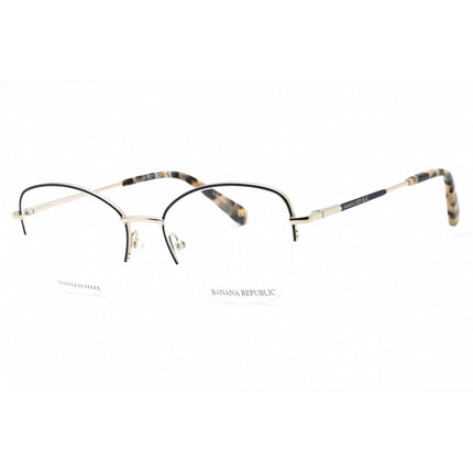 Banana Republic Women's Eyeglasses - Blue Cat Eye Half Rim Frame | BR 218 0PJP 00 ,