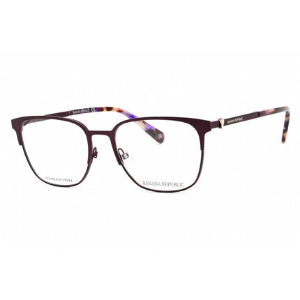 Banana Republic Women's Eyeglasses - Matte Violet Metal Square Frame | BR 219 01JZ 00 ,