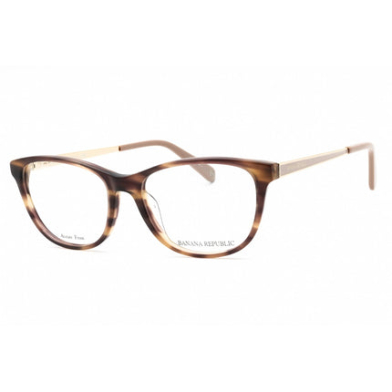 Banana Republic Women's Eyeglasses - Horn Brown Plastic Cat Eye Frame | BR 221 0GMV 00 ,
