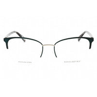 Banana Republic Women's Eyeglasses - Teal Gold Cat Eye Half Rim Frame | BR 223 5F6 ,