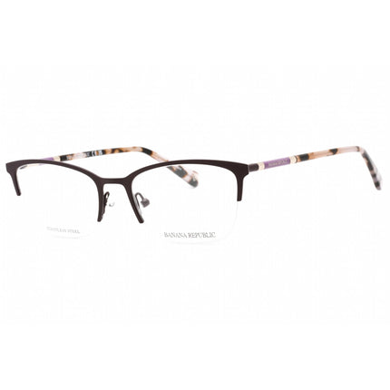 Banana Republic Women's Eyeglasses - Burgundy Wine Metal Cat Eye Frame | BR 224 BK4 00 ,