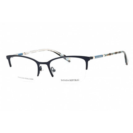 Banana Republic Women's Eyeglasses - 50mm Blue Cat Eye Half Rim Frame | BR 226 0PJP 00 ,