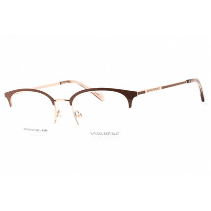 Banana Republic Women's Eyeglasses - Brown Cat Eye Half Rim Frame | BR 229 009Q 00 ,