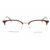 Banana Republic Women's Eyeglasses - Brown Cat Eye Half Rim Frame | BR 229 009Q 00 ,