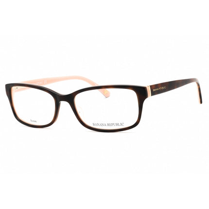 Banana Republic Women's Eyeglasses - Havana Peach Rectangular Frame | CALI/N 0HMV 00 ,
