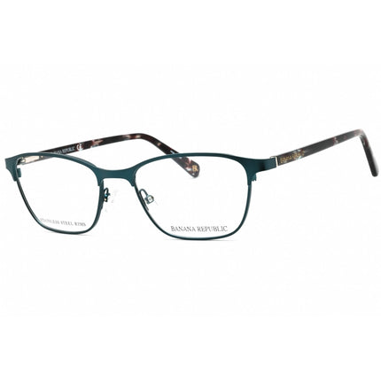 Banana Republic Women's Eyeglasses - 53mm Teal Metal Full Rim Frame | CAMILA 0ZI9 00 ,