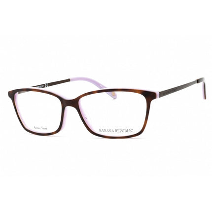 Banana Republic Women's Eyeglasses - 51mm Havana Violet Rectangular | CATE/N 0AY0 00 ,