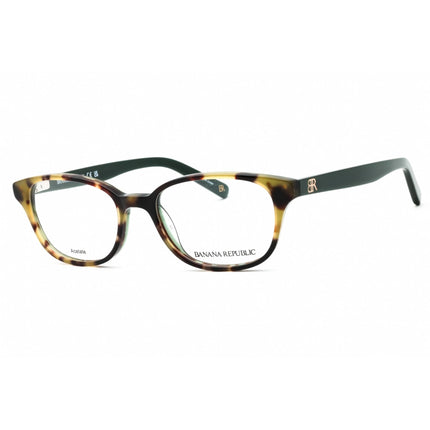 Banana Republic Women's Eyeglasses - Olive Tortoise Rectangular Frame | Coleen 0JZW 00 ,