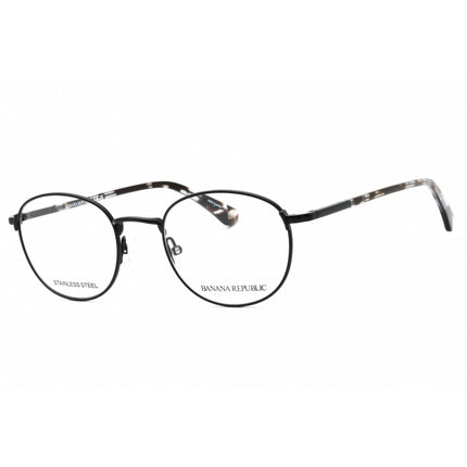Banana Republic Men's Eyeglasses - Matte Black Round Full Rim Frame | DONN 0003 00 ,