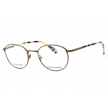 Banana Republic Men's Eyeglasses - Light Brown Round Full Rim Frame | DONN 0TUI 00 ,