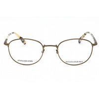 Banana Republic Men's Eyeglasses - Light Brown Round Full Rim Frame | DONN 0TUI 00 ,