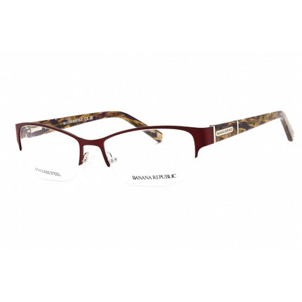 Banana Republic Women's Eyeglasses - Bordeaux Metal Rectangular Frame | Jordyn 023B 00 ,