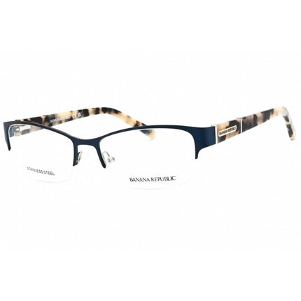 Banana Republic Women's Eyeglasses - 52mm Navy Metal Half Rim Frame | Jordyn 0DA4 00 ,