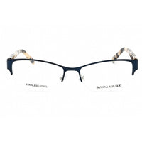 Banana Republic Women's Eyeglasses - 54mm Navy Metal Half Rim Frame | Jordyn 0DA4 00 ,
