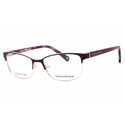 Banana Republic Women's Eyeglasses - 54mm Matte Purple Violet Frame | Mabel 01JZ 00 ,