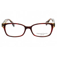 Christian Lacroix Unisex Eyeglasses - Cherry Plastic Rectangular Frame | CL1055 275 ,