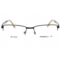 ONeill Men's Eyeglasses - Matte Black Metal Rectangular Half Rim Frame | ONO-AKAMU 004 ,