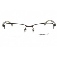ONeill Men's Eyeglasses - Matte Brown Metal Rectangular Half Rim Frame | ONO-ALTO 003 ,