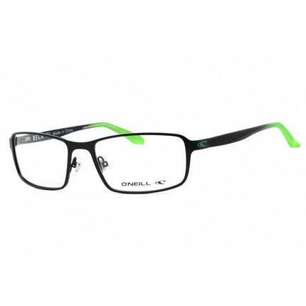ONeill Men's Eyeglasses - Black/Green Metal Rectangular Full Rim Frame | ONO-BECK 004 ,