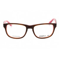 ONeill Unisex Eyeglasses - Brown/Pink Plastic Square Full Rim Frame | ONO-EDEN 172 ,